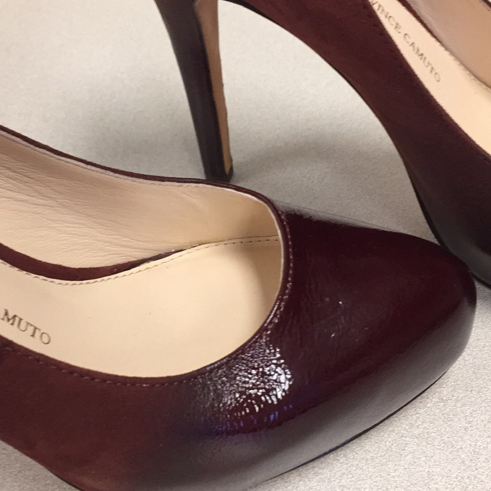 Vince Camuto Signature ombré leather suede pumps - Picture 4 of 8